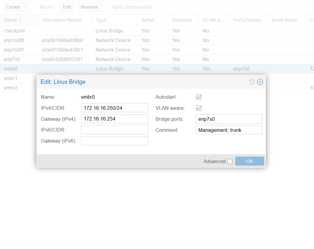 Cấu hình VLAN Trunking trên Proxmox nhờ tính năng VLAN Aware - ảnh 1